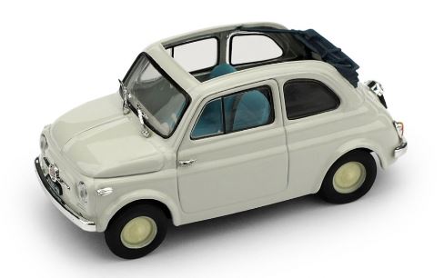 FIAT 500 ECONOMICA APERTA 1957 GRIGIO CHIARO 1:43