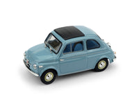 FIAT NUOVA 500 TETTO APRIBILE CHIUSA 1959 CELESTE 1:43 UPD