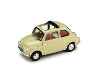FIAT 500D APERTA 1960-1963 AVORIO INTERNO ROSSO-AVORIO 1:43