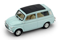 FIAT 500 GIARDINIERA 1960 CHIUSA AZZURRO 1:43