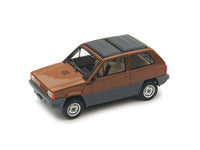 FIAT PANDA 45 TETTO APRIBILE CHIUSO 1981 MARRONE LAND 1:43