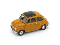 FIAT 500F CHIUSA 1965-1972 GIALLO POSITANO INTERNO NERO UPDATE 1:43