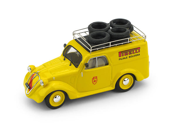 FIAT 500 C FURGONCINO ASSISTENZA PIRELLI 1950 REPRO 1:43