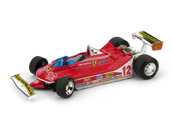 FERRARI 312 T4 G.VILLENEUVE 1979 N.12 2nd FRANCE GP RUOTE STERZANTI 1:43