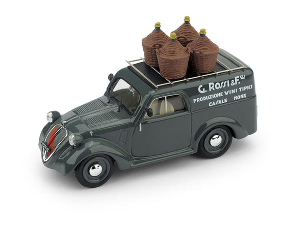 FIAT 500B FURGONE 1941 G.ROSSI & FIGLI PRODUZIONE VINI TIPICI REPRO 1:43