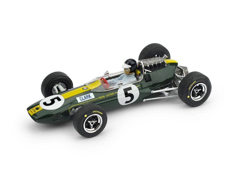 LOTUS 33 J.CLARK 1965 N.5 WINN.INGHILTERRA GP + PILOTA WORLD CHAMP.1:4 –  Triple Crown ModelStore