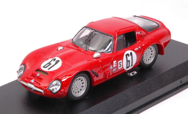 ALFA ROMEO TZ2 N.61 RETIRED 12H SEBRING 1966 ZECCOLI-"GEKI" 1:43