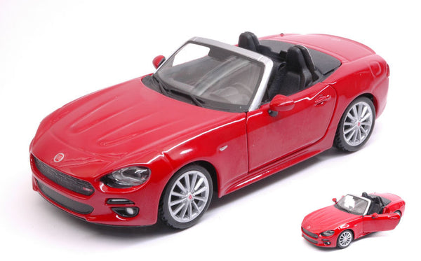 Modellino FIAT 124 Spider Scala 1:43 - Bburago Die-Cast Per Collezionisti E Appassionati - Foto 7