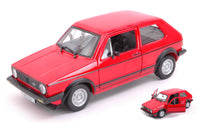VW GOLF MK1 GTI RED 1:24