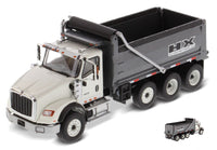 HX620 DUMP TRUCK WHITE/GUN METAL 1:50