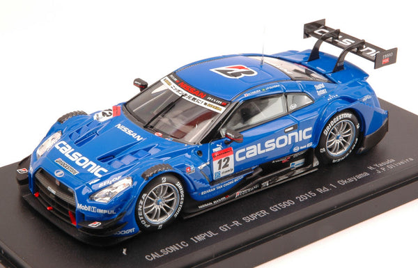 NISSAN GT-R N.12 7th OKAYAMA 2015 SUPER GT500 YASUDA-OLIVEIRA 1:43