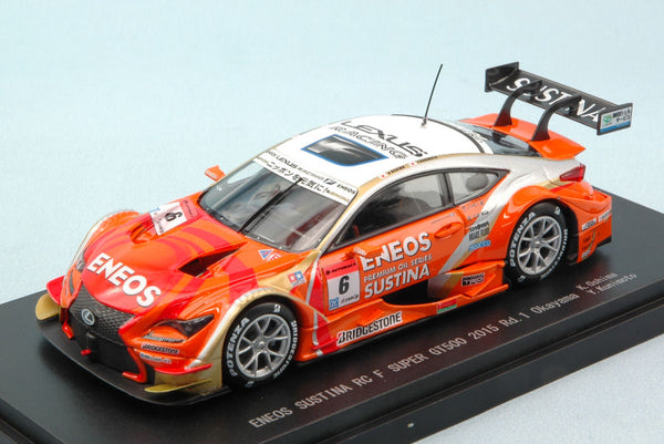 LEXUS RC F N.6 9th 300 KM OKAYAMA 2015 K.OSHIMA-Y.KUNIMOTO 1:43