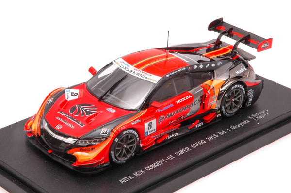 هوندا NSX N.8 الرابع سوبر GT500 أوكاياما 2015 K.MATSUURA-T.NOJIRI 1:43