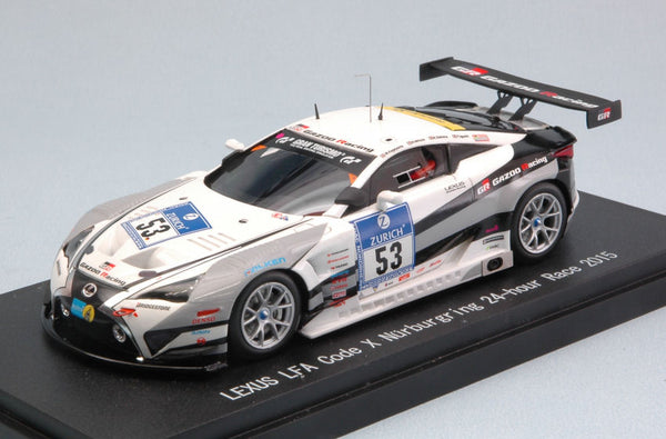 LEXUS LFA N.53 14th 24 H NURBURGRING 2015 KAGEYAMA-ISHIURA-OOSHIMA 1:43