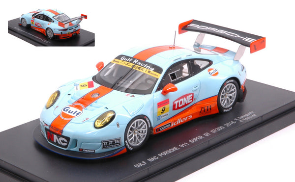 PORSCHE 911 GT3 R N.9 8th SUPER GT300 2016 R.SAKAGUKI-H.YOSHIDA 1:43