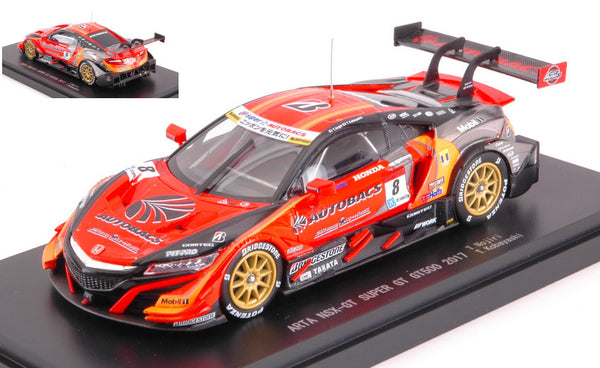 هوندا NSX-GT N.8 سوبر GT500 2017 تي.نوجيري-تي.كوباياشي 1:43