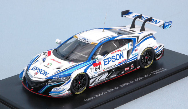 HONDA NSX-GT N.64 WINNER SUZUKA SUPER GT500 2017 BAGUETTE-MATSUURA 1:43