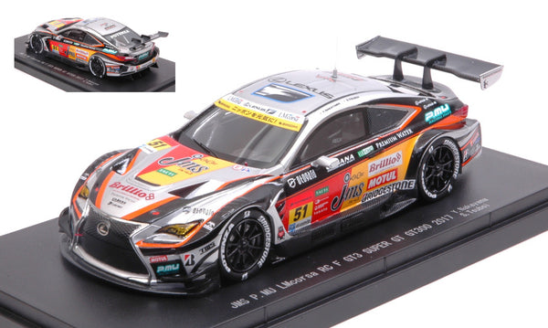 لكزس RC F N.51 المركز الثالث سوبر GT300 2017 Y.NAKAYAMA-S.TSUBOI 1:43