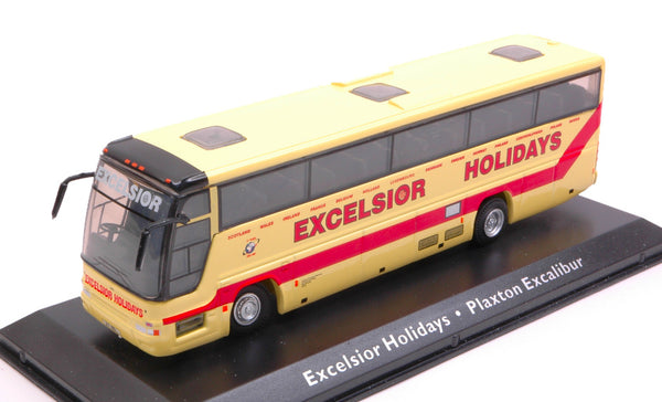 AUTOBUS VOLVO EXCELSIOR HOLIDAYS PLAXTON EXCALIBUR cm 15,5 1:76