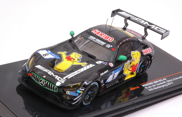 MERCEDES AMG GT3 N.8 24h NURBURGRING 2017 ZANDE-GOTZ-ARNOLD-ALZEN 1:43