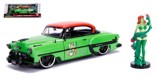 POISON IVY W/1953 CHEVY BEL AIR GREEN/ORANGE 1:24