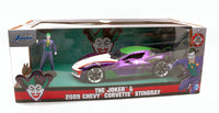 CHEVY CORVETTE STINGRAY 2009 W/JOKER FIGURE 1:24