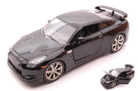 NISSAN GT-R (R35) 2009 BLACK 1:24