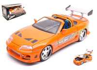 BRIAN'S TOYOTA SUPRA FAST & FURIOUS ORANGE 1:24