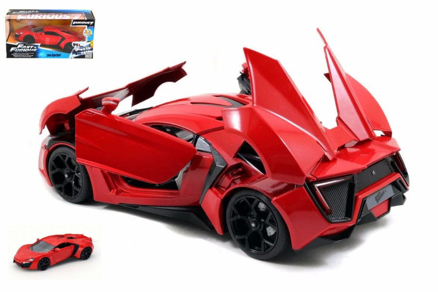 (未使用･未開封品)　Lykan Hypersport (Fast 7) Jada Diecast Model df5ndr3 Triple Crown ModelStore