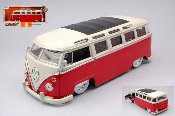 VW BUS T1 RED/WHITE 1:24