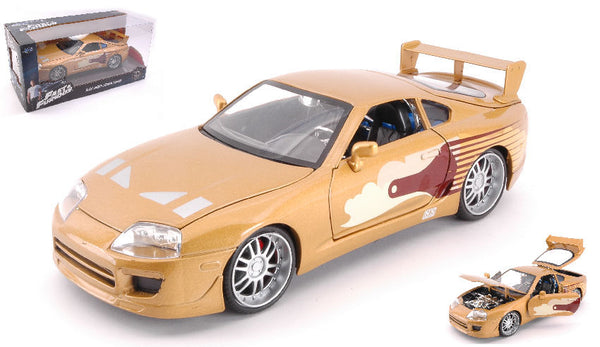 SLAP JACK'S TOYOTA SUPRA  FAST & FURIOUS GOLD 1:24