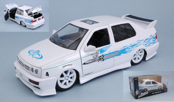 JESSE VOLKSWAGEN JETTA FAST & FURIOUS 2001 WHITE 1:24