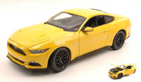 FORD MUSTANG GT 2015 YELLOW 1:18