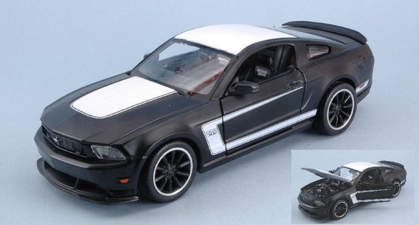 FORD MUSTANG BOSS 302 (DULL BLACK COLLECTION) 1:24