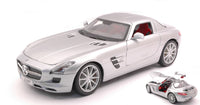 MERCEDES SLS AMG SILVER 1:18