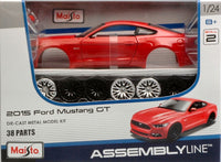 FORD MUSTANG GT 2015 RED KIT 1:24