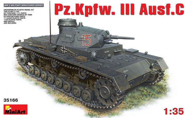 مجموعة PZ.KPFW.III AUSF.C 1:35