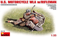 U.S. MOTORCYCLE WLA W/RIFLEMAN KIT 1:35