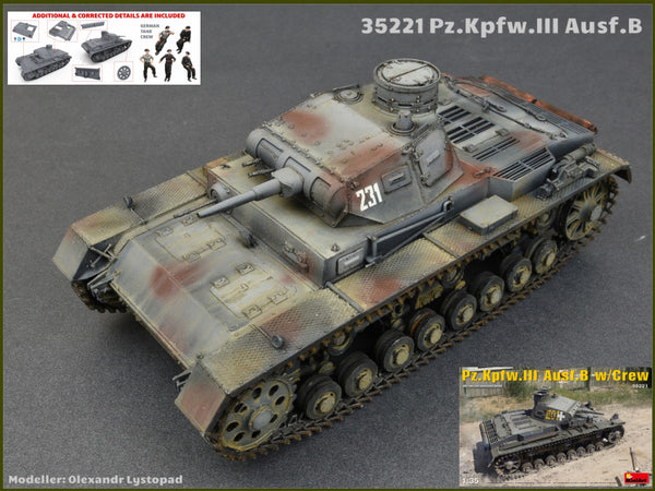 PZ.KPFW.III AUSF.BW/CREW KIT 1:35