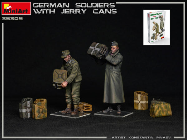 GERMAN SOLDIERS W/JERRY CANS KIT 1:35