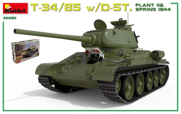 T34/85 W/D-5T PLANT 112 SPRING 1944 INTERIOR KIT 1:35