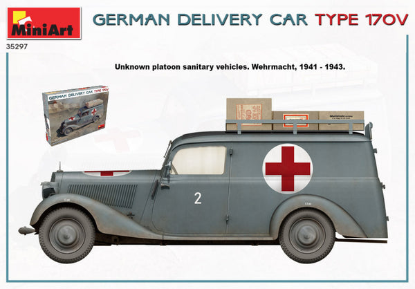 GERMAN DELIVERY CAR TYP 170V KIT 1:35