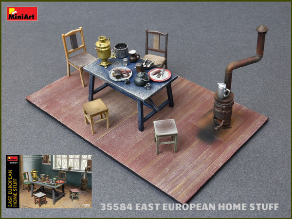 مجموعة الأدوات المنزلية لأوروبا الشرقية 1:35