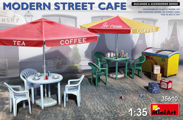 MODERN STREET CAFE KIT 1:35