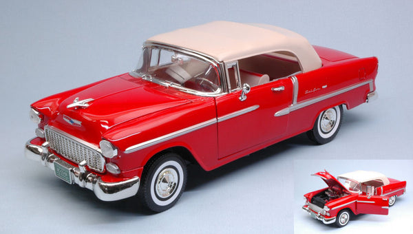 CHEVY BEL AIR 1955 RED 1:18