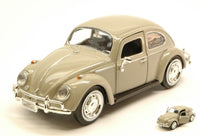 VW BEETLE 1966 BEIGE 1:24