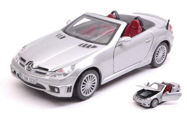 MERCEDES SLK55 AMG SILVER 1:24