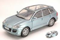 PORSCHE CAYENNE TURBO 2008 SILVERBLUE 1:24