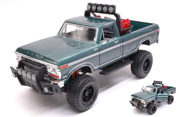 FORD F-150 CUSTOM OFF ROAD 1979 GREEN 1:24