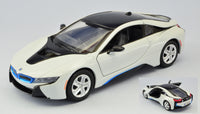 BMW i8 COUPE 2019 WHITE 1:24